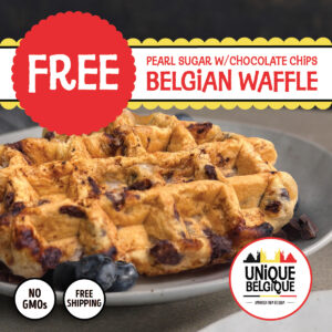 FREE Unique Belgique Belgian Waffle